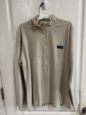 Simply Southern Cream Quilted Half-Zip Pullover